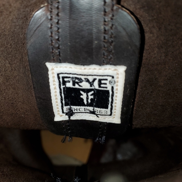 Frye Rare Vintage Tall Leather Harness Boots Men's Size 10M, Made In U.S.A. - Picture 7 of 7